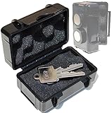 Unzerstörbare Magnetische Aufbewahrungs-Box IPX8, Wasserdichter Outdoor Schlüssel-Behälter zur Aufbewahrung von GPS-Tracker mit Magnet-Halterung, Kompatibel mit Airtag